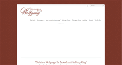 Desktop Screenshot of hauswolfgang.de